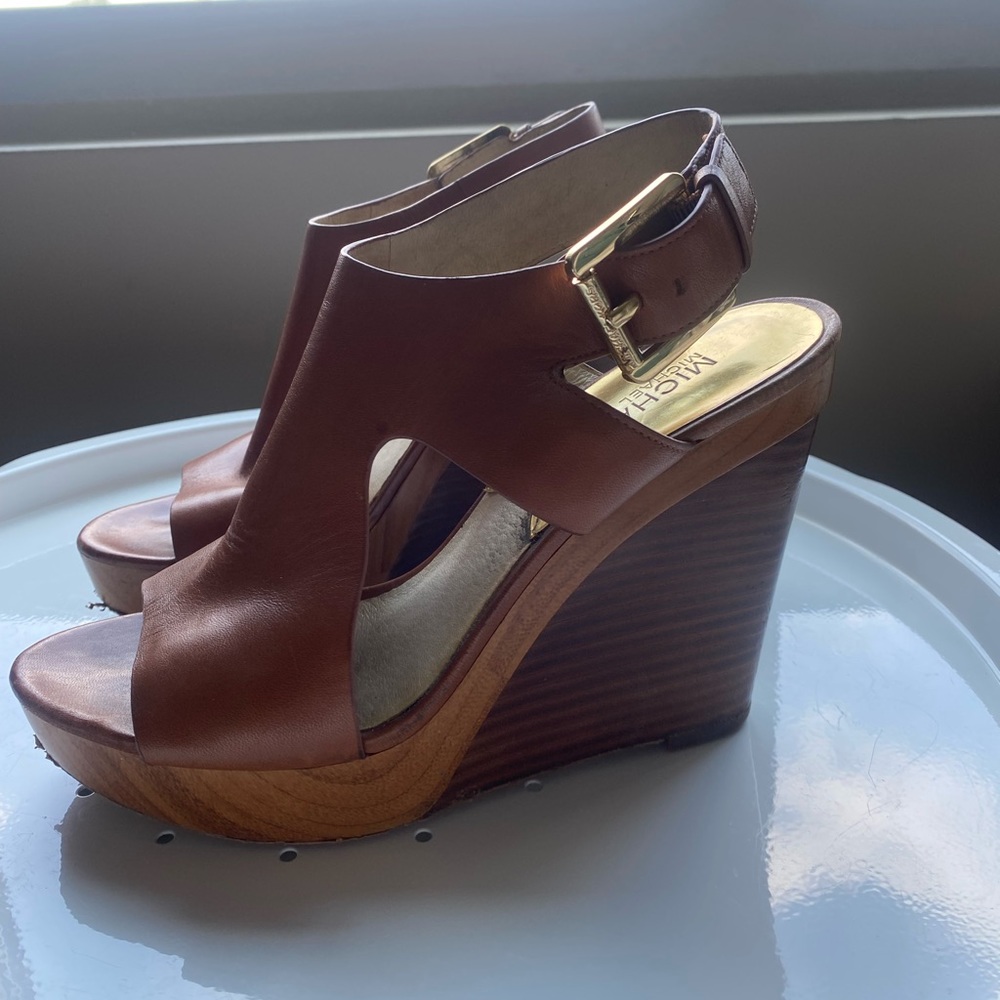 Michael Kors wedge heels size 7.5